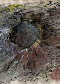 lanzarote-vulkankegel-zeichenfeder-aquarell-1999